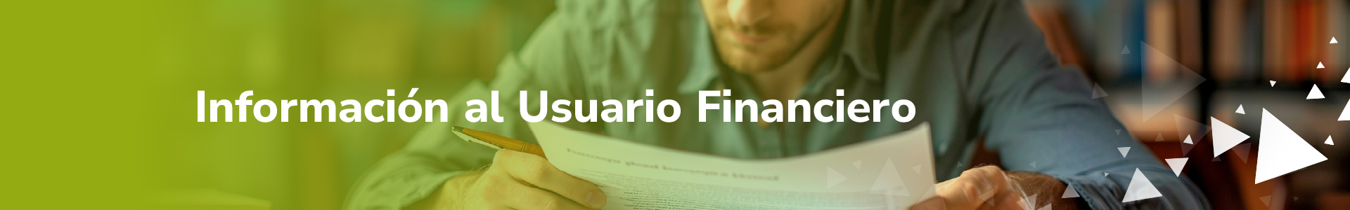 Informacion al Usuario Financiero